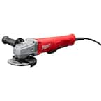 Milwaukee 11 Amp Corded 4-1/2 in. Small Angle Grinder Paddle No-Lock  6141-31 - The Home Depot