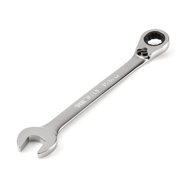TEKTON 15/16 in. Reversible 12-Point Ratcheting Combination Wrench