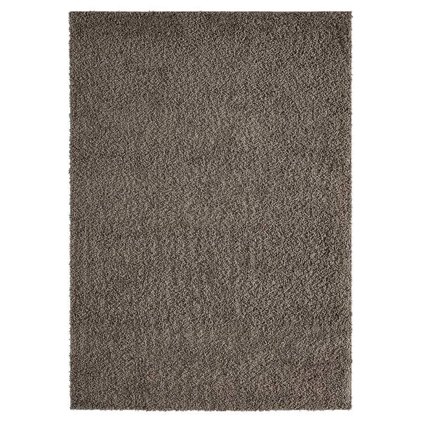 Context Eclipse Solid Taupe 6 ft. x 9 ft. Polypropylene Area Rug