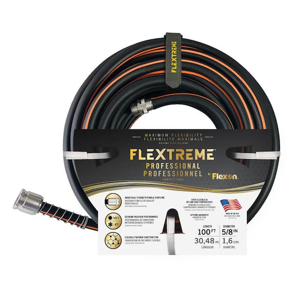 Flextreme Pro 5/8 in. Dia x 100 ft. Heavy Duty Hybrid Flexible Water Hose