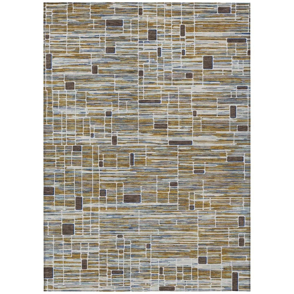 Chantille Machine Washable Indoor/Outdoor Abstract ACN2988 Walnut 10 ft. x 14 ft. Area Rug price history on PriceWatchPro
