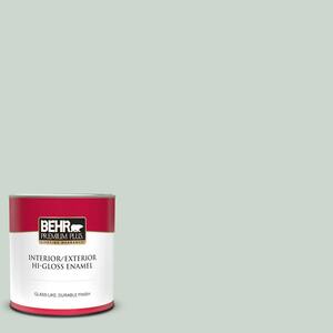 1 qt. #450E-2 April Mist Hi-Gloss Enamel Interior/Exterior Paint