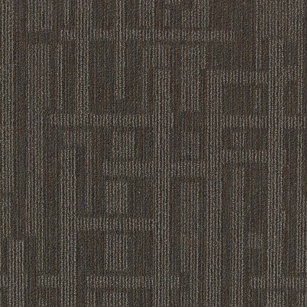 TrafficMaster Planner Gray Loop 24 in. x 24 in. Modular Carpet Tile Kit