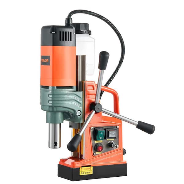 Magnetic Drill, 1450W 2 in. Boring Diameter, 12800N Portable Electric Mag Drill Press, Number of Speeds 800 RPM