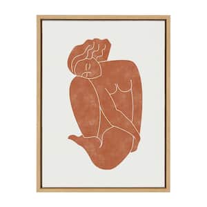 Sylvie "Figurine" by Alexander Ginzburg Framed Canvas Wall Art