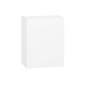 Timberline 24 in. W x 14 in. D x 30 in. H Assembled Slab Wall Kitchen Cabinet in Bright White