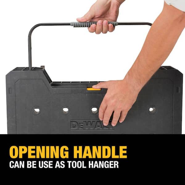 DEWALT 33 in. H Plastic Folding Portable Sawhorse Workbench