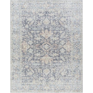 Olympic Navy Traditional 8 ft. x 10 ft. Indoor Area Rug