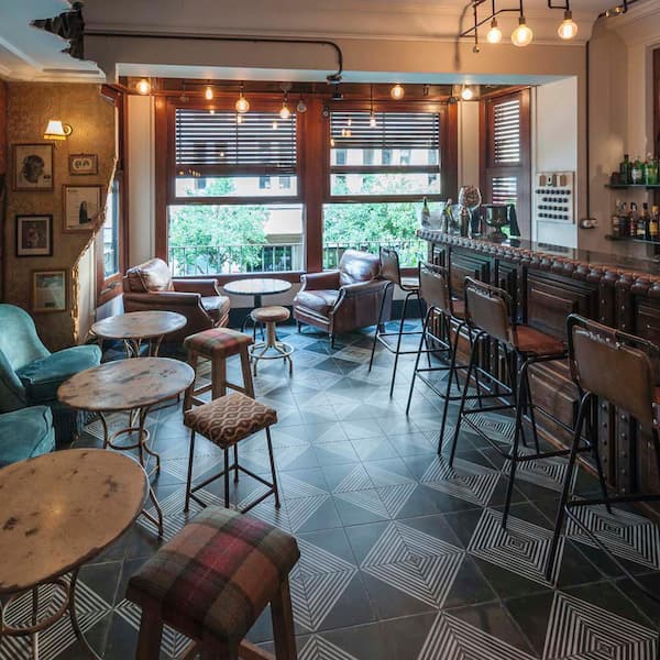 Kings Rombos 9 in. x 9 in. Ceramic Floor and Wall Take Home Tile Sample