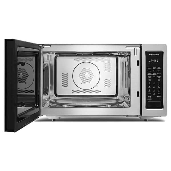 KitchenAid - KMCS1016GSS - 21 3/4 Countertop Microwave Oven - 1200  Watt-KMCS1016GSS