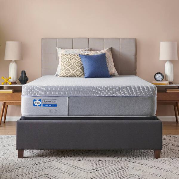 Sealy Posturepedic Lacey California Split King Soft Hybrid 13 in. Mattress Set Qty. 2 req. for Split CA King 42942832