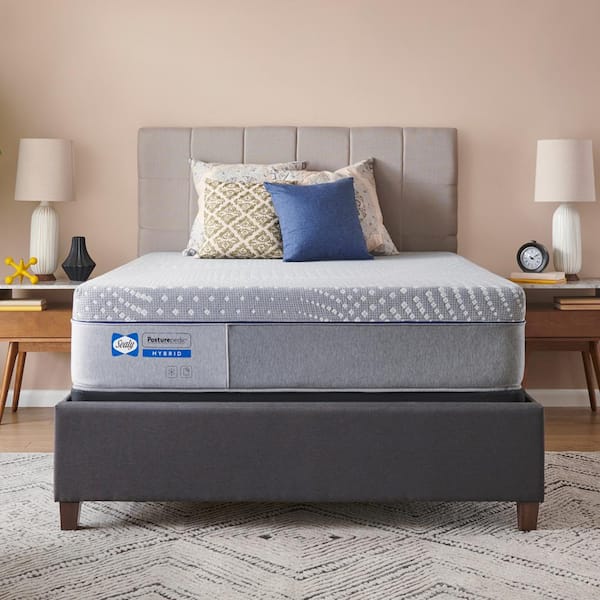 Posturepedic Lacey King Soft Hybrid 13 in. Mattress Set