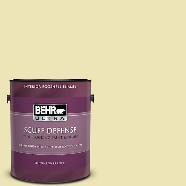 BEHR ULTRA 1 gal. #PPU9-13 Yellow Wax Pepper Extra Durable Eggshell Enamel Interior Paint & Primer