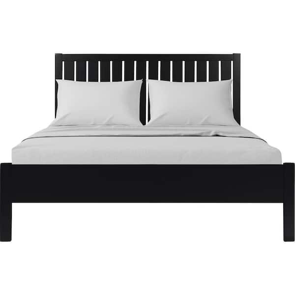 Camden Isle Graham Black Wood Frame King Platform Bed