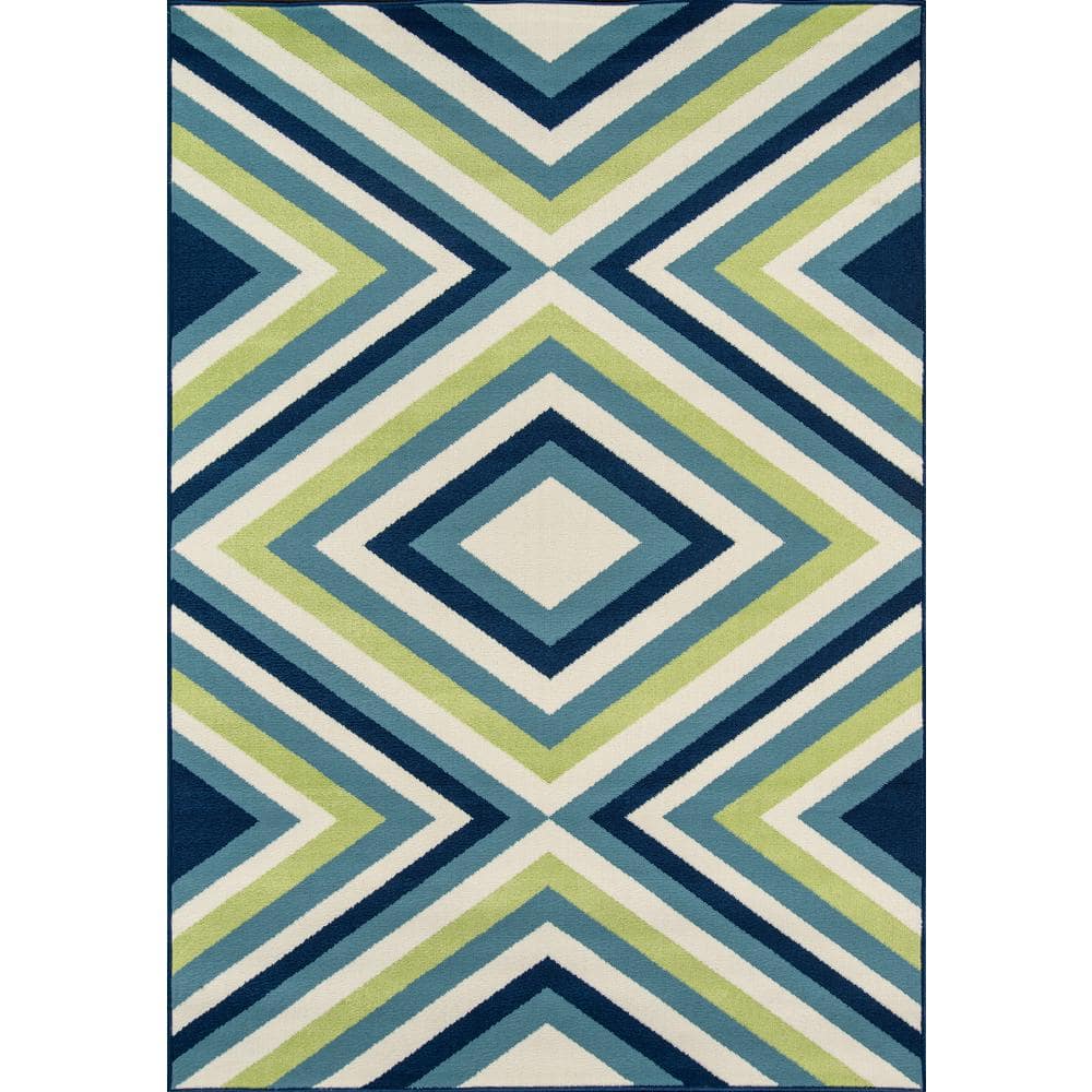 Baja Zig-Zag Multi 6 ft. 7 in. x 9 ft. 6 in. Indoor/Outdoor Area Rug product image for price tracking