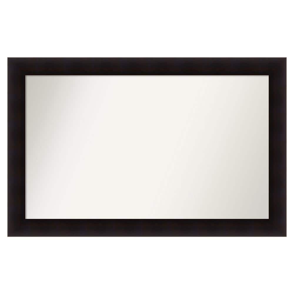 Portico Espresso 47.75 in. x 30.75 in. Custom Non-Beveled Wood Framed Batthroom Vanity Wall Mirror price history on PriceWatchPro