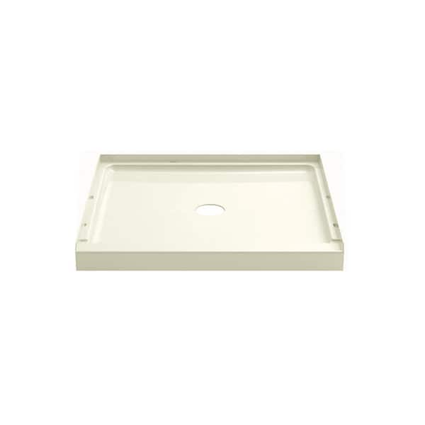 Sterling GUARD+ 36 in. x 34 in. Single Threshold Shower Base in Biscuit