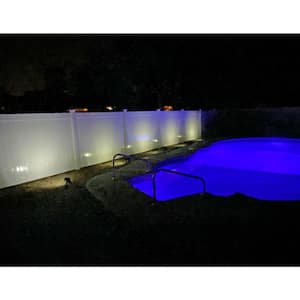 2 Mode, Dusk to Dawn, Solar Powered Multi-Color Landscape or Area Spotlight (2-Pack)