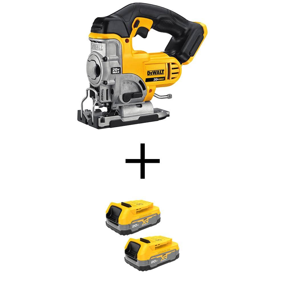 20V MAX Lithium-Ion Cordless Jig Saw with (2) 20V MAX POWERSTACK Compact Lithium-Ion Batteries price history on PriceWatchPro