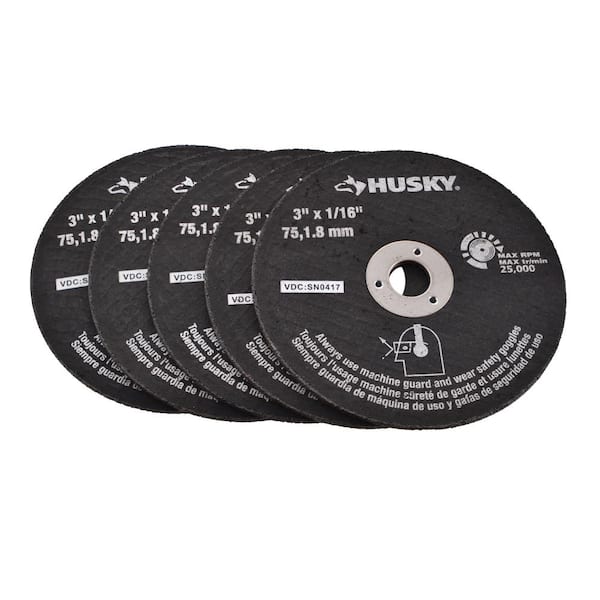 75 mm Metal Cut Off Discs Pack of 10 Ideal for Air Cut Off Tools 3" 