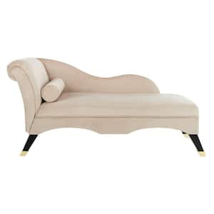 Caiden Beige/Black Chaise Lounge