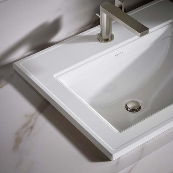 CLORE + Relux All-in-one【White】 KOHLER Memoirs Stately 22-3/4 in. Drop-In Vitreous China