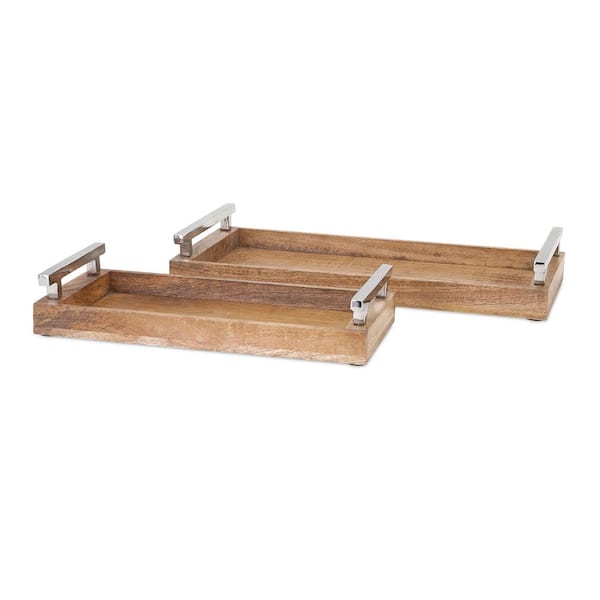 IMAX Wooden Trays (Set of 2)