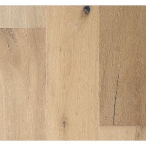 Take Home Sample - Delano French Oak Water Resistant Wirebrushed Engineered Hardwood Flooring - 7.5 in. x 7 in.
