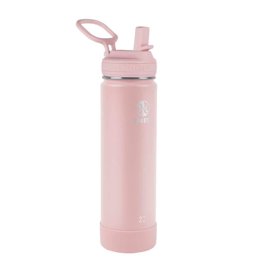 Actives 22 oz. Blush Insulated Stainless Steel Water Bottle with Straw Lid price history on PriceWatchPro