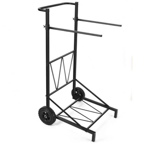 Leaf Collecting Tool-Adjustable Metal Leaf Bag Holder