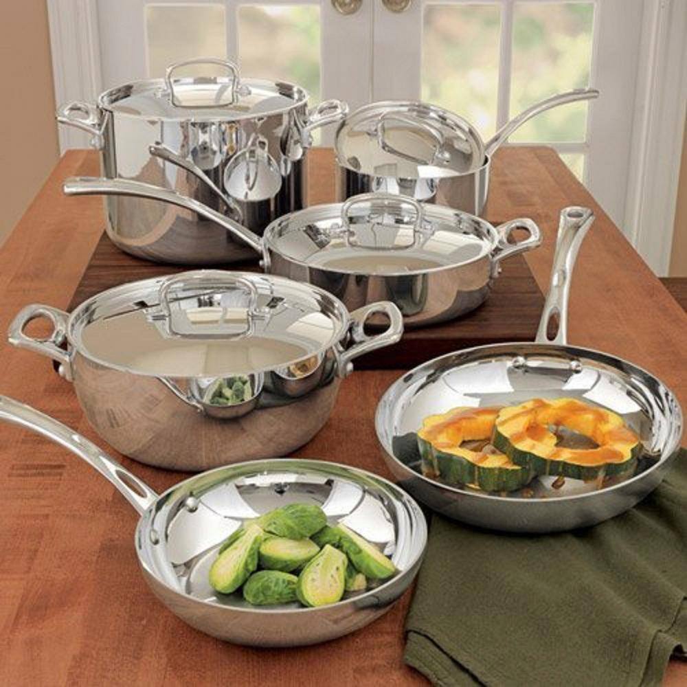 Cuisinart French Classic 10-Piece Stainless Steel Cookware Set