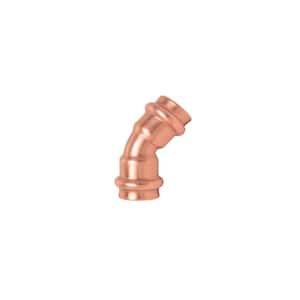 MZK-45E4-HNBR 1/4 in. Copper 45-Degree Elbow Fitting for Refrigerant (Bag of 3)