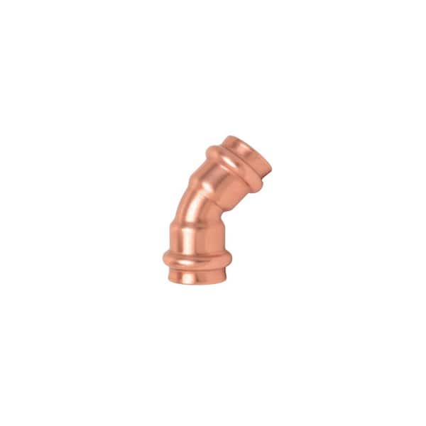 Parker MZK-45E8-HNBR 1/2 in. Copper 45-Degree Elbow Fitting for Refrigerant (Bag of 3)