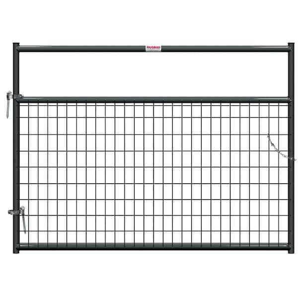 Ranch Master 72 in. x 50 in. Painted Gray Tube Gate
