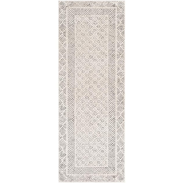 Lucilla Medium Grey 2 ft. 7 in. x 7 ft. 3 in. Runner Rug