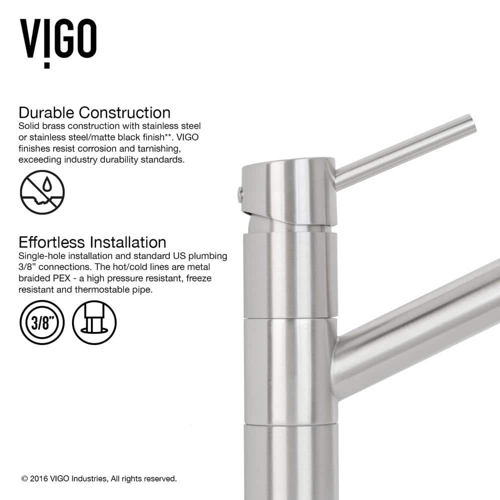 Stainless Steel Modern Pull-Out Spray Kitchen Faucet
