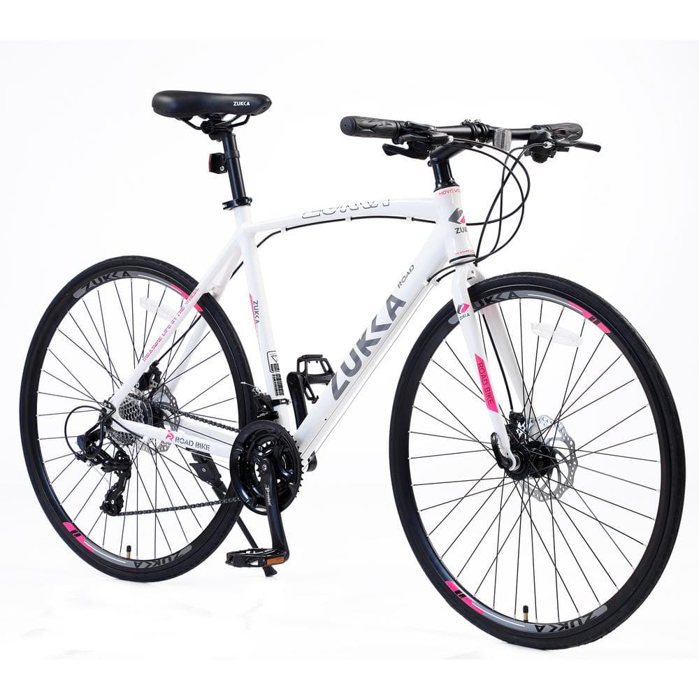 Zeus Ruta 28 in. 24 Speed Hybrid Bike Disc Brake 700C Road Bike