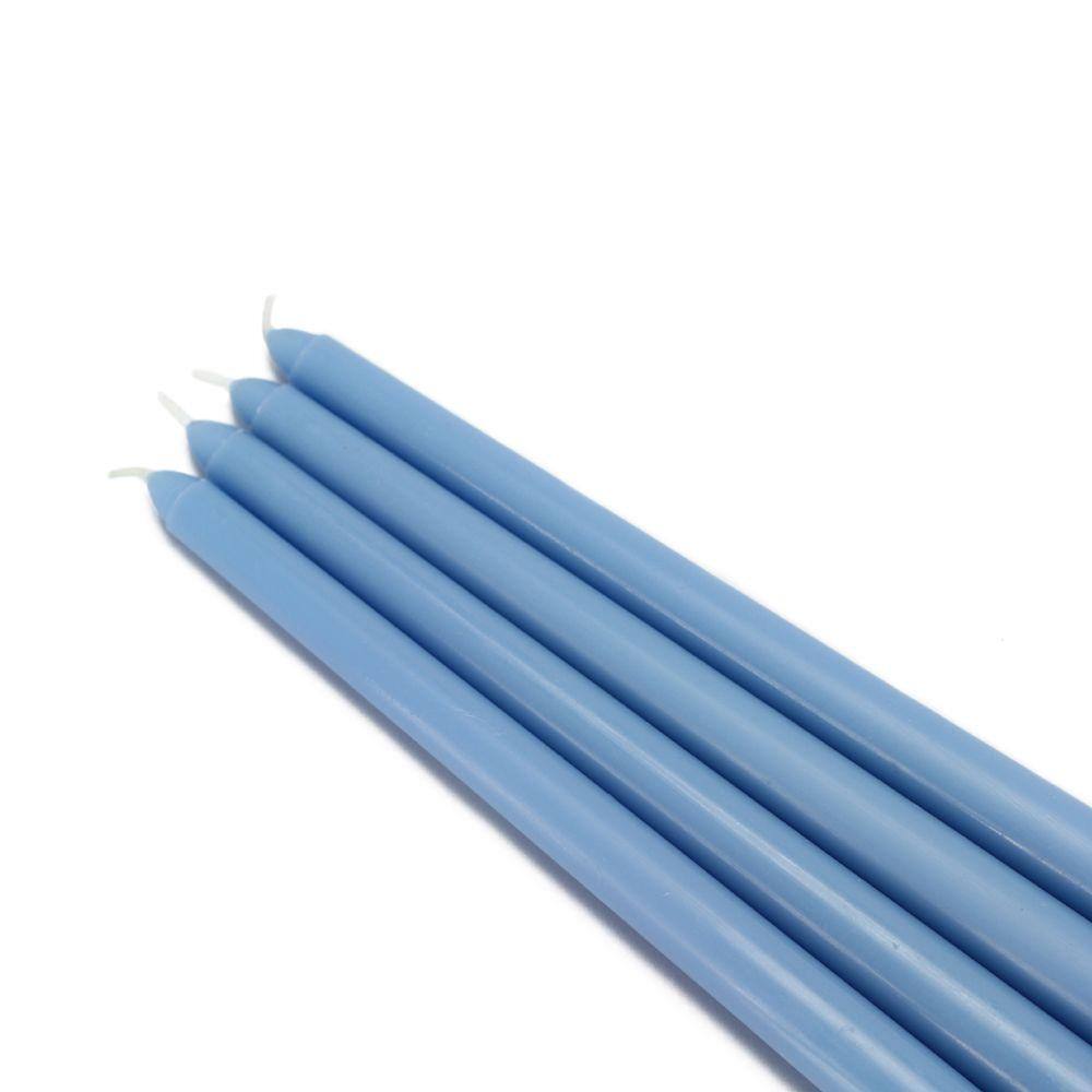 UPC 685024159370 product image for Zest Candle 12 in. Light Blue Taper Candles (12-Set) | upcitemdb.com