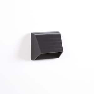 3.5 in. x 3.5 in. Black Square Deck Post Sconce