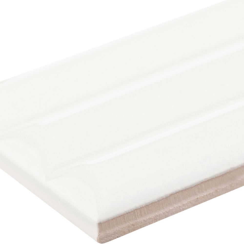 Galor Liniar 3" x 12" Glossy Blue Ceramic Subway Tile