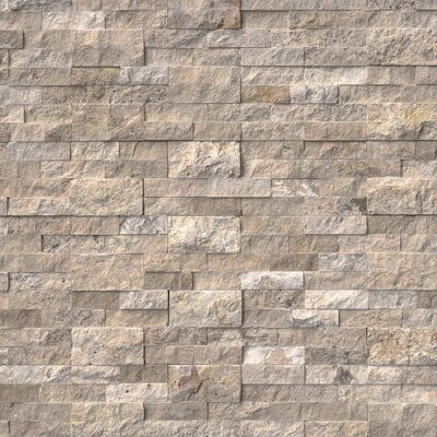 Philadelphia Ledger Panel 6 in. x 24 in. Natural Travertine Wall Tile (10 Cases/60 sq. ft./Pallet)