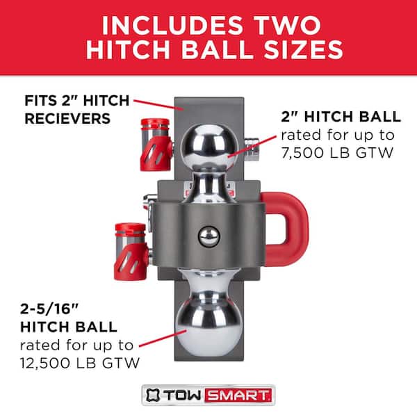 TowSmart 2 In. X 12 In. Hitch Extension With Collar 333 Lbs - Foto 2