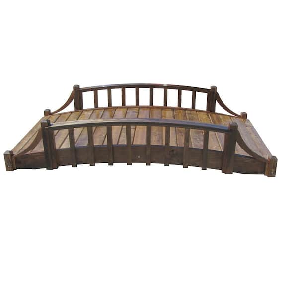 SamsGazebos Country Garden Bridge 8 ft. x 4 ft. 400 lb. Load