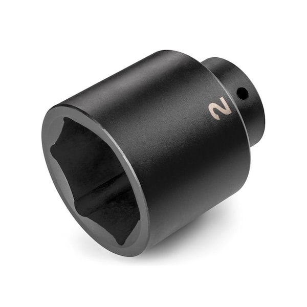 1/2 Inch Drive x 2 Inch Deep 6-Point Impact Socket