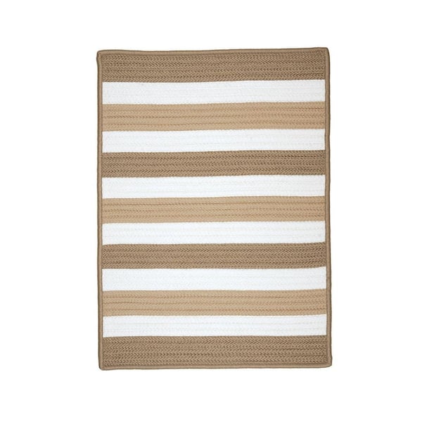 Home Decorators Collection Cape Cod Sand Doormat 3 ft. x 5 ft. Braided Area Rug
