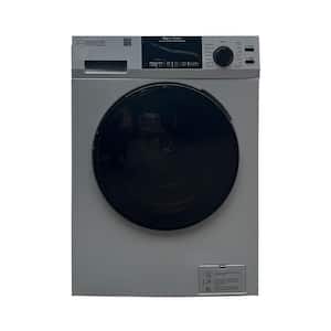 1.62 cu.ft. Pet Compact 110V Vented/Ventless 15 lbs Sani Washer Dryer Combo 1400 RPM in Silver