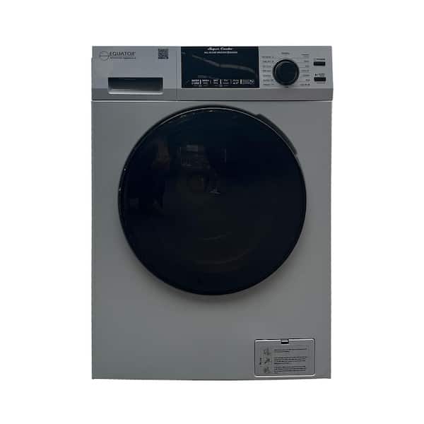 Equator 1.62 cu.ft. Pet Compact 110V Vented/Ventless 15 lbs Sani Washer Dryer Combo 1400 RPM in Silver