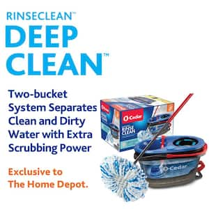 Easy Wring Rinse Clean Deep Clean Microfiber Spin Mop and Bucket System (The Home Depot Exclusive)