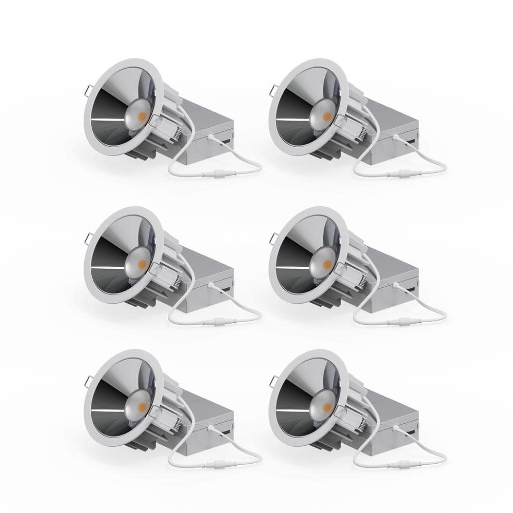 36 Deg Angle 4In 5CCT Selectable White New Construction 12 Watt 960LM 0-10V Dimmable LED Light 120-277V (6 Pack) price history on PriceWatchPro