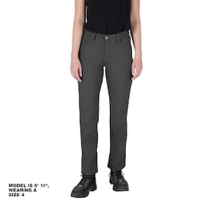 Milwaukee Women's Size 10 Gray Cotton/Polyester Work Pants with 7